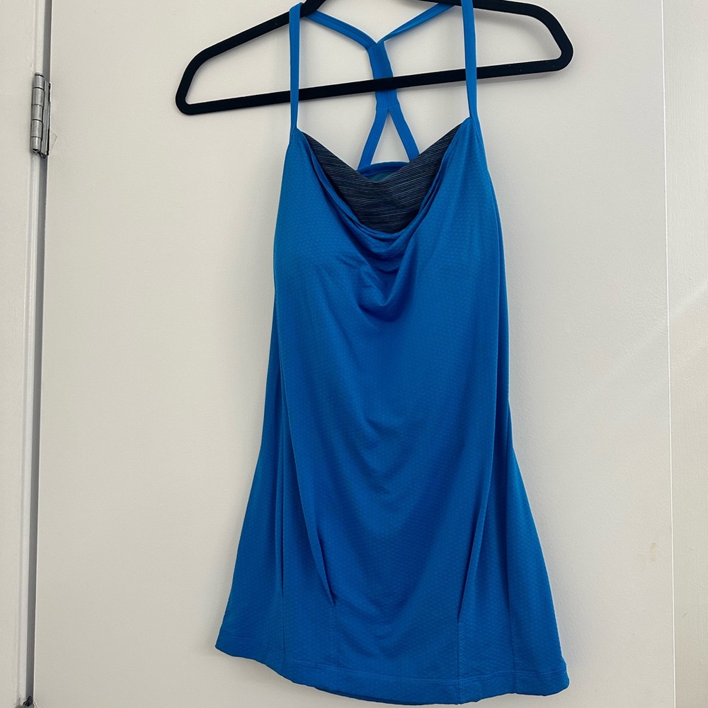 lululemon athletica Blue Tank Top